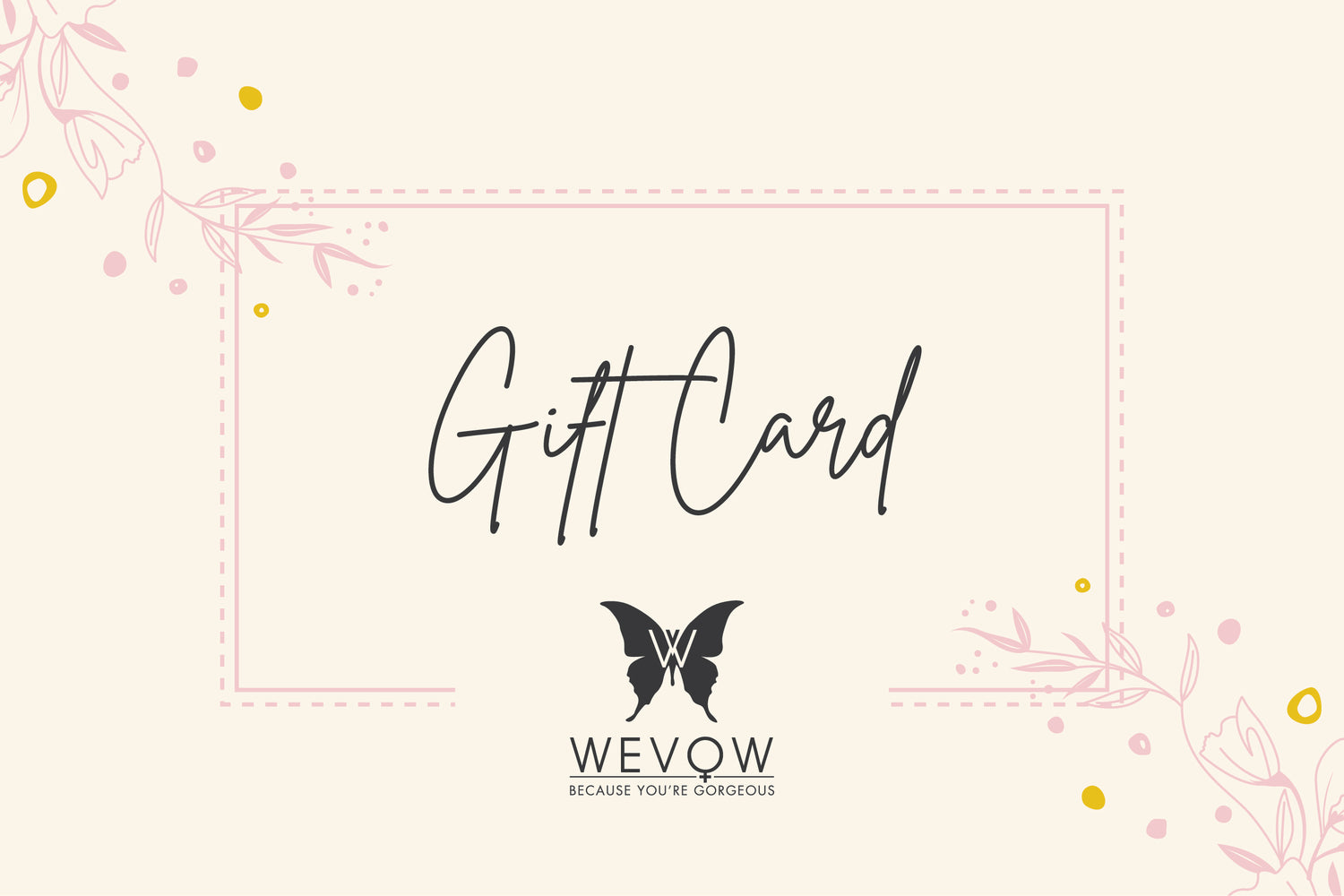 WEVOW 5000 GIFT CARD - WEVOW