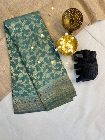 Luxurious Jaal Silk Saree – Heritage Collection